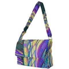 Happpy (4) Full Print Messenger Bag (l) by nicholakarma