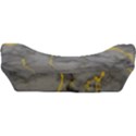 Marble neon retro light gray with gold yellow veins texture floor background retro neon 80s style neon colors print luxuous real marble Car Seat Velour Cushion  View3