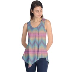 Pattern Background Texture Colorful Sleeveless Tunic by HermanTelo