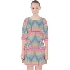 Pattern Background Texture Colorful Pocket Dress by HermanTelo