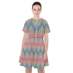 Pattern Background Texture Colorful Sailor Dress by HermanTelo