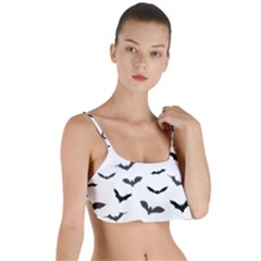 Bats Pattern Layered Top Bikini Top  by Sobalvarro