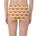 Background Colorful Chevron Mid-Waist Bikini Bottoms View2