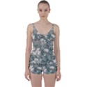 Beauty Floral Scene Photo Tie Front Two Piece Tankini View1