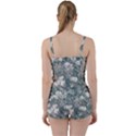 Beauty Floral Scene Photo Tie Front Two Piece Tankini View2