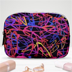 Abstrait Neon Colors Make Up Pouch (small) by kcreatif