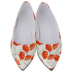 Pattern Coquelicots  Women s Low Heels by kcreatif