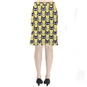 Cute Black Cat Pattern Short Mermaid Skirt View2