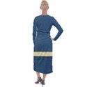Quebec flag drapeau Québec Patriote Carillon Sacré-Coeur Christian Catholic old vintage with fleurs de lys Velvet Maxi Wrap Dress View2