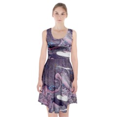 Acrylic Peinture Racerback Midi Dress by kcreatif