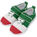 Flag Patriote Quebec Patriot red green white modern French Canadian Separatism black background Kids  Velcro Strap Shoes View2