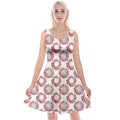 Peppermint Candy Dots Reversible Velvet Sleeveless Dress by bloomingvinedesign