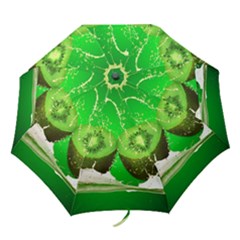 Kiwi Fruit Vitamins Healthy Cut Folding Umbrellas by Amaryn4rt