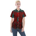 Lianas Of Roses In The Rain Forrest Women s Short Sleeve Pocket Shirt View1