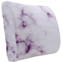 White Marble violet purple veins accents texture printed floor background luxury Seat Cushion View2