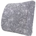 Silver and white Glitters metallic finish party texture background imitation Seat Cushion View3