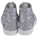 Silver and white Glitters metallic finish party texture background imitation Women s Mid-Top Canvas Sneakers View4