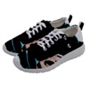 Black Cat & Halloween Skull Women Athletic Shoes View2