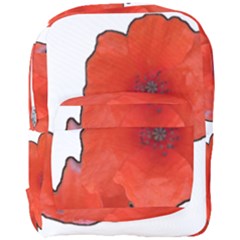 Coquelicots Fleurs Full Print Backpack by kcreatif