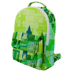 Architecture Skyline Flap Pocket Backpack (small) by Wegoenart