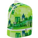 Architecture Skyline Zip Bottom Backpack View2