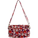 Nicholas Santa Christmas Pattern Removable Strap Clutch Bag View2