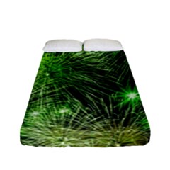 Fireworks Rocket New Year S Day Fitted Sheet (full/ Double Size) by Wegoenart