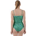 Green Flowers Sweetheart Tankini Set View2