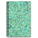 Green Flowers 5.5  x 8.5  Notebook View1