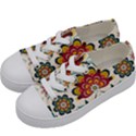 Baatik Print  Kids  Low Top Canvas Sneakers View2