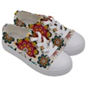 Baatik Print  Kids  Low Top Canvas Sneakers View3