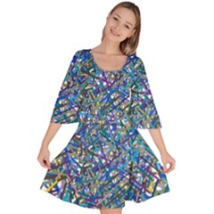 Netzauge Funny Velour Kimono Dress by zappwaits