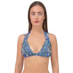 Netzauge Funny Double Strap Halter Bikini Top by zappwaits