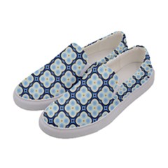 Pattern Design Art Scrapbooking Geometric Cubes Women s Canvas Slip Ons by Vaneshart