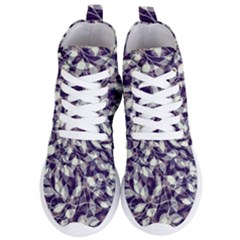 Leaves Pattern Colors Nature Design Women s Lightweight High Top Sneakers by Vaneshart