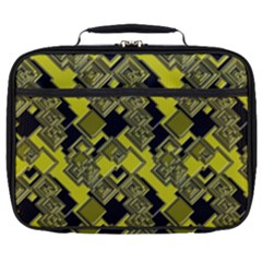 Seamless Pattern Background  Gold Yellow Black Full Print Lunch Bag by Vaneshart