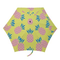 Summer Pineapple Seamless Pattern Mini Folding Umbrellas by Sobalvarro