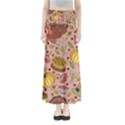 Thanksgiving Pattern Full Length Maxi Skirt View1