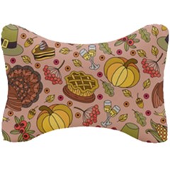 Thanksgiving Pattern Seat Head Rest Cushion by Sobalvarro