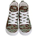 Brown and Green Camo Kids  Hi-Top Skate Sneakers View1