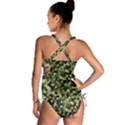 Dark Green Camouflage Army Tankini Set View2