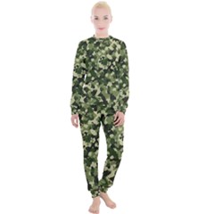 Dark Green Camouflage Army Women s Lounge Set by McCallaCoultureArmyShop