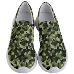 Dark Green Camouflage Army Women s Lightweight Slip Ons by McCallaCoultureArmyShop