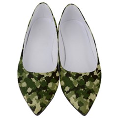 Dark Green Camouflage Army Women s Low Heels by McCallaCoultureArmyShop