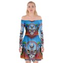 Grateful Dead Wallpapers Off Shoulder Skater Dress View1