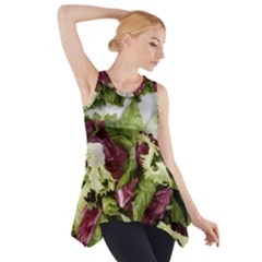 Salad Lettuce Vegetable Side Drop Tank Tunic by Sapixe