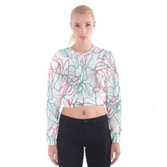 Flowers Cropped Sweatshirt by EvgeniaEsenina