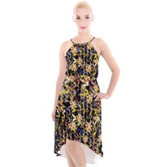 Festive And Celebrate In Good Style High-low Halter Chiffon Dress  by pepitasart