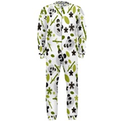 Panda Love Onepiece Jumpsuit (men)  by designsbymallika