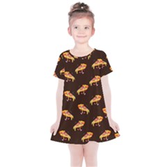 Pizza Is Love Kids  Simple Cotton Dress by designsbymallika